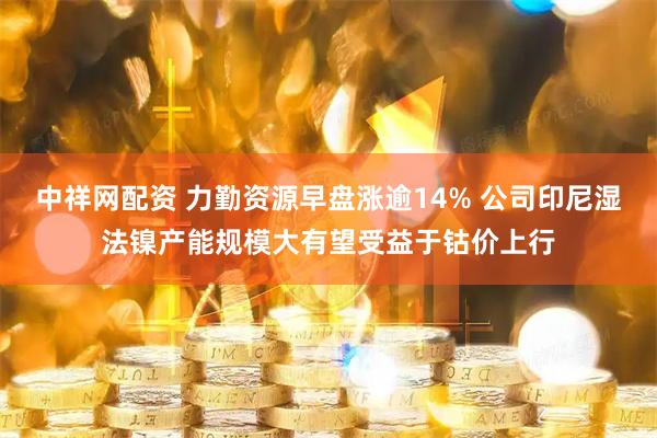 中祥网配资 力勤资源早盘涨逾14% 公司印尼湿法镍产能规模大有望受益于钴价上行